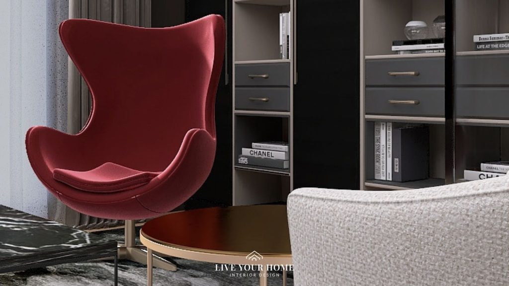 modernes elegantes Interiordesign - hochwertige Einrichtung für Doppelhaus, luxury living
